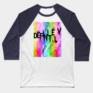 Abstract Colorful Design Baseball T-Shirt